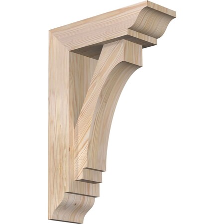 Imperial Traditional Smooth Bracket W/ Offset Brace, Douglas Fir, 5 1/2W X 16D X 24H